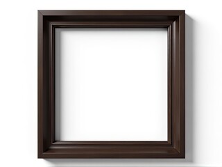 Fototapeta premium A frame hanging on a wall with space for a photo or artwork, suitable for home decor or office use