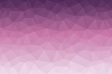 Obraz premium A captivating low poly surface transitions smoothly from deep purple to a soft light pink