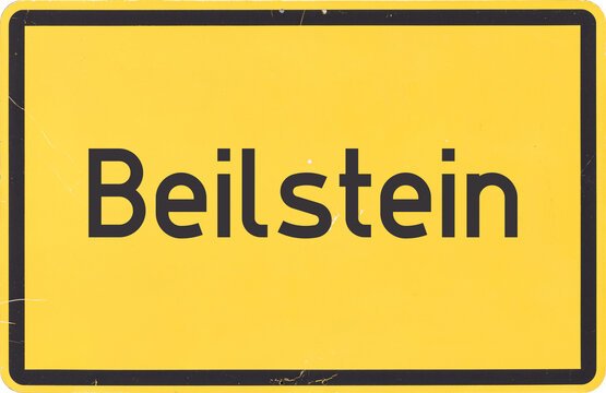 Ortsschild Beilstein