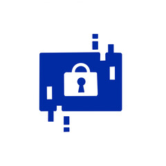 Fototapeta premium Security Icons – Authentication & Access Secure Access Device Icon / セキュアアクセス端末アイコン