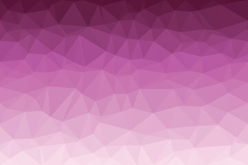 Obraz premium A vibrant color transition from rich magenta to delicate light pink presented in a captivating geometric polygon structure