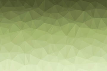 Obraz premium A vibrant low poly geometric surface displaying a smooth gradient from dark emerald to a light lime green