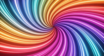 Fototapeta premium Colorful Swirling Abstract Background with Vibrant Rainbow Tones.