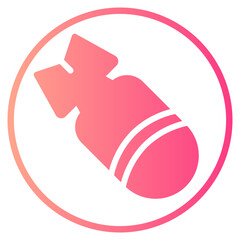 Obraz premium atomic gradient icon