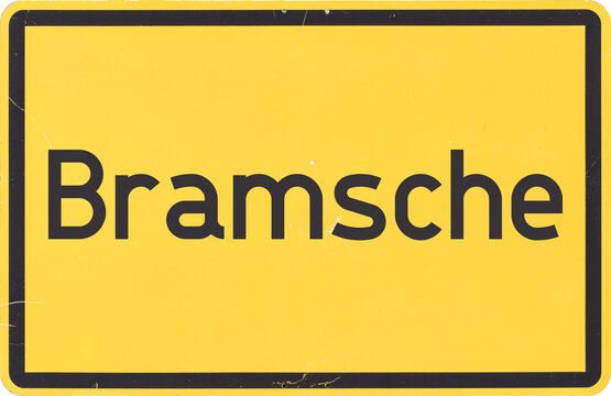 Ortsschild Bramsche