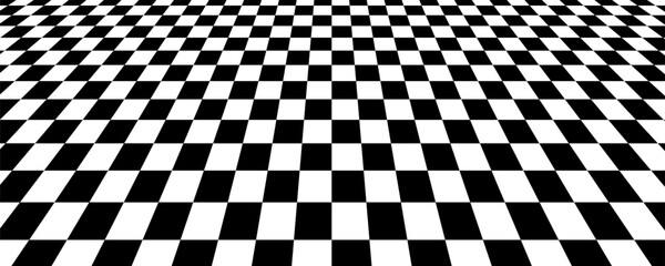 Black and white checkered pattern, Checkerboard seamless pattern