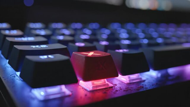Custom rgb mechanical gaming keyboard backlight