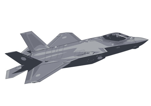 F35 Fighter Jet Military Aircraft.