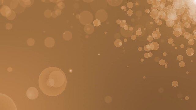 Soft bokeh lights on gradient background animation, circular light spots scattered, dreamy abstract texture