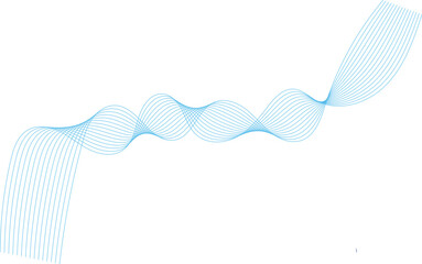 Fototapeta premium A modern blue abstract background featuring fluid vector waves and elegant curved lines creates a dynamic motion pattern perfect for a professional business technology wallpaper or web design backdrop