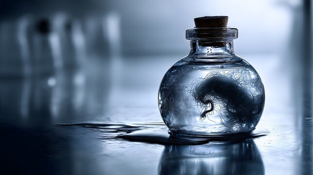 Halloween glass art homunculus macro