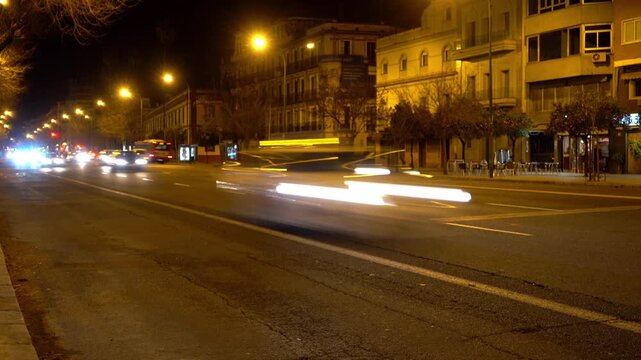 Menendez Pelayo Avenue in Seville, Spain