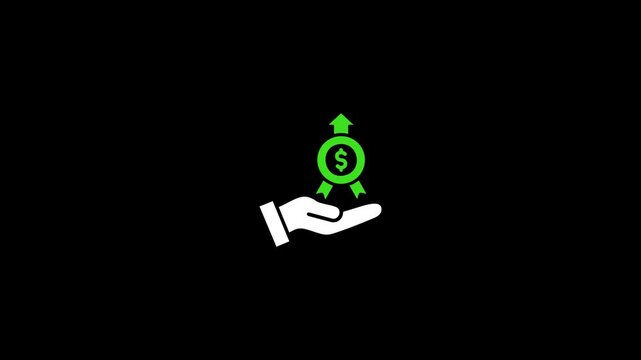 Cost vs Quality Value Icon Loop Animation