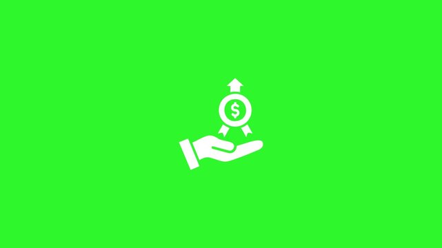 Cost vs Quality Value Icon Loop Animation