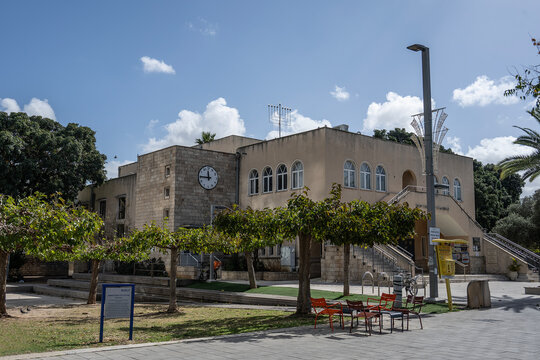 Herzliya, Israel, February 11, 2026.
The Great Synagogue of Herzliya in the city center.