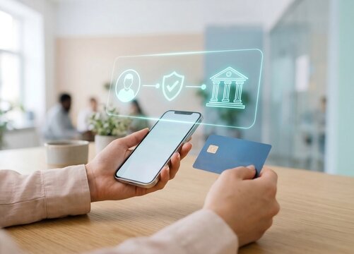 Mobile Banking and Secure Digital Payment with Smartphone and Credit Card Authentication