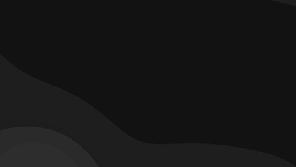 Fototapeta premium Abstract Dark Organic Shapes on Black Background