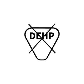 Modern logo design with DEHP text and crossed lines
