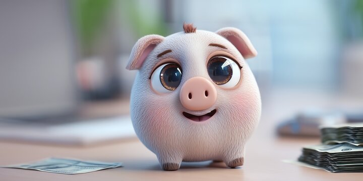 Animated three dimensional financial storytelling scene showing profit preserved safely after all operational expenses are fully resolved