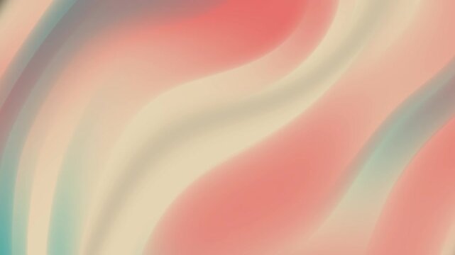 Soft pastel-colored abstract background with wavy lines in shades of pink, blue, and beige. Creating a calming and soothing visual effect.
