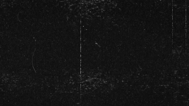 Retro glitch effect with flickering text displaying the word ghosts in a dark vintage style