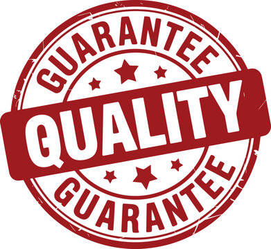 Quality guarantee badge stamp