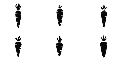 Six black silhouettes of ancient trilobite fossils icon. © Anamul Haque  Munna