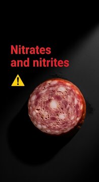 Nitrates and nitrites in food - A health hazard warning.