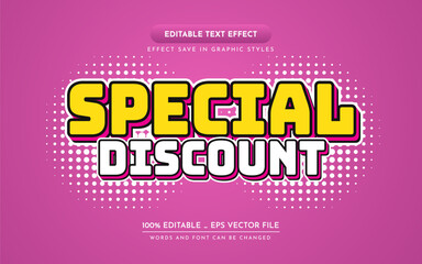 Obraz premium Editable Colorful Text Effect Collection. Modern Promotional Editable Text Effect Set. Creative Sale and Promotion Text Effect Bundle. Trendy Editable Typography Text Effect Pack. Modern Vector Text E