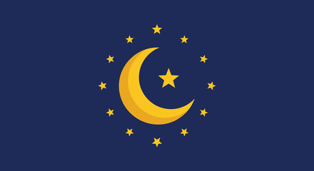 Naklejka premium PrintCelebrate Eid Mubarak with this touching vector of Muslim on Eid Day. A perfect symbol of love, faith, and unity. Ideal for Eid celebrations, family bonds, and Islamic holiday
