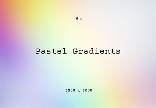 Minimal Pastel Gradient Background Set