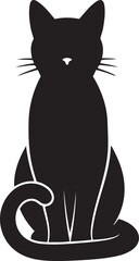 Obraz premium Cat Silhouette Pet Illustration