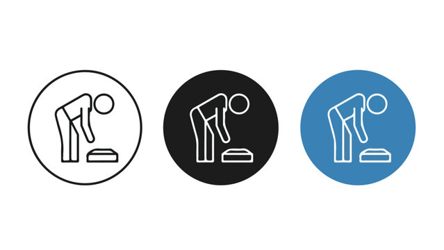 Thermometer temperature check flat design vector illustration - Flat Design Icon. line icon set - Icon vector - Blue icon vector. Clipart. Icon collection - Line and glyph solid icon and logo template