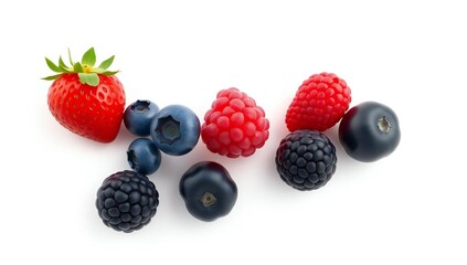 Fresh assortment of berries