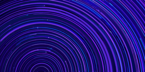 Obraz premium Abstract swirling lines of vibrant purple and blue light create a dynamic pattern