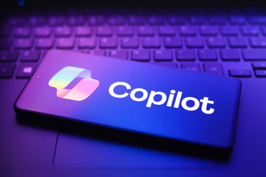 The Microsoft Copilot logo appears on a smartphone screen in this photo illustration in Ontario, Canada, on March 7, 2026