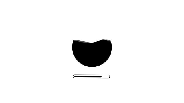 Abstract Loading Animation Minimalist Buffer Progress Indicator