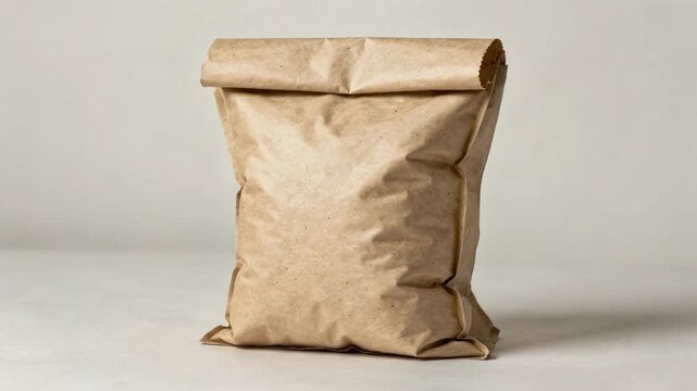 Medium shot showcasing a padded recyclable paper mailer bag emphasizing protective cushioning combined with environmentally responsible materials for safe delivery.