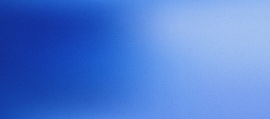 Obraz premium Deep blue gradient blur background with smooth vignette and noise texture
