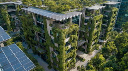 Fototapeta premium Building with interior and exterior