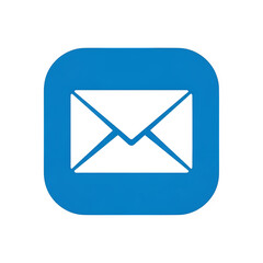 Email icon or envelope symbol. Clean modern communication sign for message, contact, inbox, and digital mail concepts, isolated on white or transparent background. PNG format.