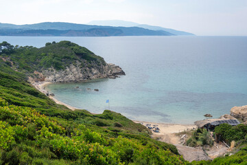 Naklejka premium The coastline of Skiathos Island, Sporades, Thessaly, Greece