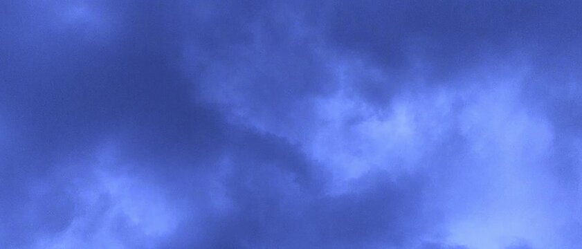 Blue Sky with Soft Moving Clouds