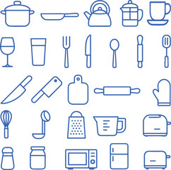 set of kitchen tools