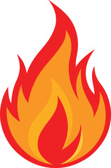 Burning Flame Graphic Illustration