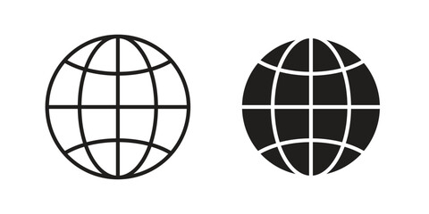 Obraz premium Website icon collection with multiple styles. EPS10