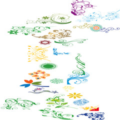 Traditional Bengali Alpana Vector Design