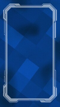 Futuristic blue digital tech texture animation in 4K abstract background.