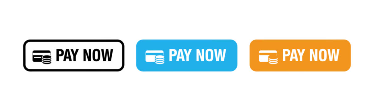 Pay now button variations