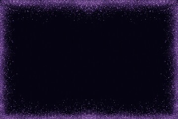 Purple Glitter Sparkle Border Frame with Copy Space Luxury Shimmering Particle  Background © Mas Water